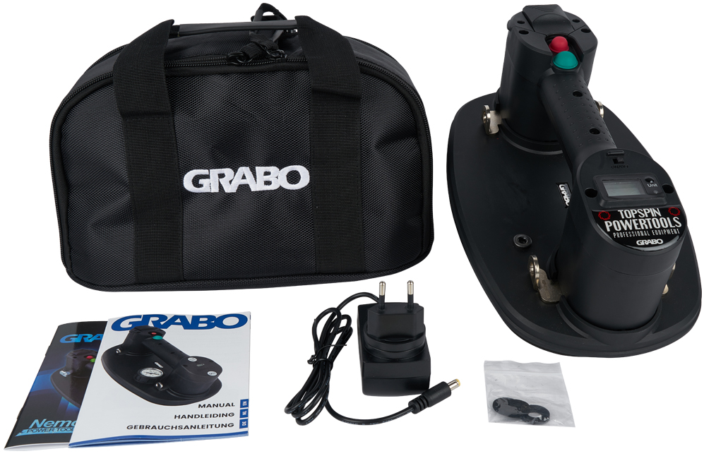 Ventouse électrique GRABO PRO LIFTER 20 pression automatique et levage  jusqu'à 170 kg 